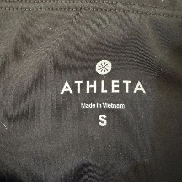 Athleta High Rise 7/8 Black Leggings - Picture 2 of 7